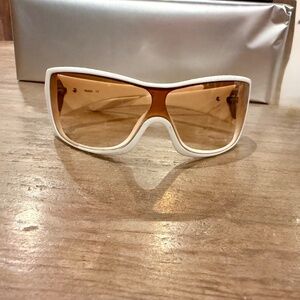 Oakley Polarized Riddle White Acetate Sunglasses